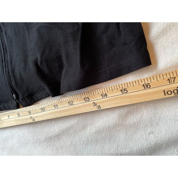 Eileen Fisher Petite Light weight PS Black Zip-Up Jacket Academia - Picture 6 of 7